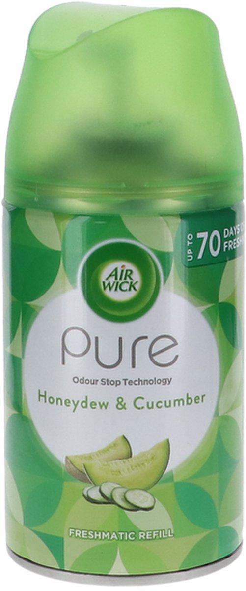 Airwick Freshmatic Navul Honeydew & Cucumber- 4 x 250 ml voordeelverpakking