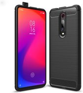 Armor Brushed TPU Back Cover - Xiaomi Mi 9T Pro Hoesje - Zwart