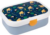 Lunchbox, Bento Lunchbox voor kinderen, Lunchbox met Bento-vak en vork – Maaltijdbereidingsdoos met clipsluiting – BPA-vrij en vaatwasmachinebestendig – 750 ml, Jungle
