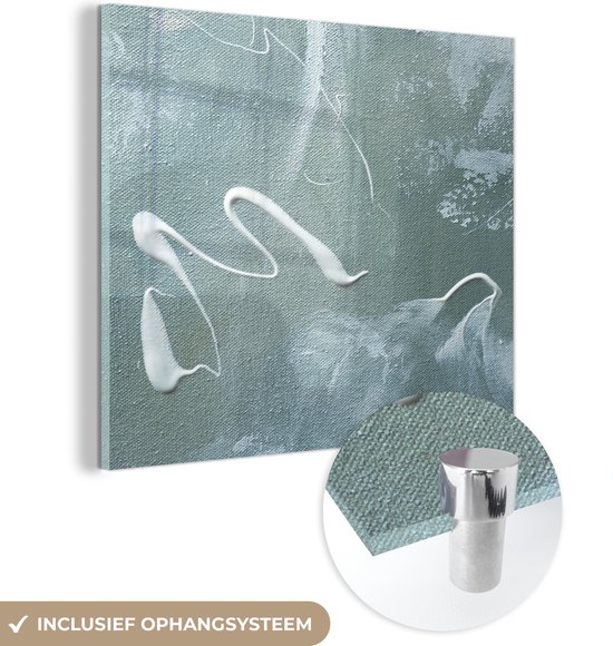 MuchoWow® Glasschilderij - Acrylverf - Design - Abstract - Acrylglas Schilderijen - Foto op Glas