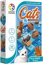 SmartGames - Cats & Boxes - 60 opdrachten - Denkspel voor één speler - Katten