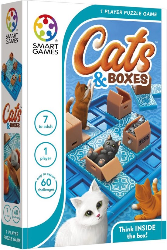 SmartGames – Cats & Boxes – 60 opdrachten