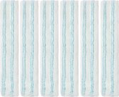 6x essuie-glace de rechange en tissu adapté pour Leifheit Nettoyant pour vitres essuie-glace 3 en 1 - vadrouille en tissu 32 cm