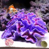Ornements de corail d'aquarium , Décoration d'aquarium, paysage violet