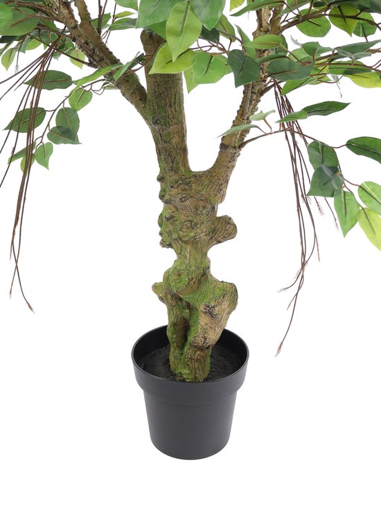 Kunst Jungle Ficus Banyan | 165cm - Namaak jungle ficus Banyan - Kunstplanten voor binnen - Kunstplant jungle ficus Banyan