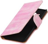 Hagedis Bookstyle Hoes - Wallet Case Telefoonhoesje - Geschikt voor Samsung Galaxy J2 J200F Roze