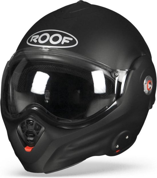 Casque moto ROOF Black + visière anti buée - Équipement moto