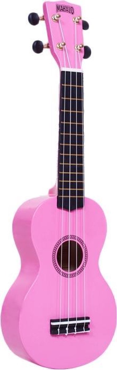 Mahalo MR1/PK Rainbow Series sopraan ukelele roze