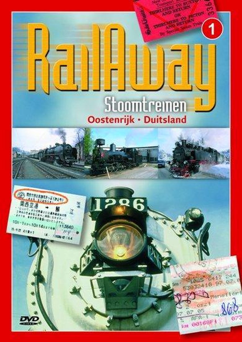 Rail Away Stoomtreinen 1 (Dvd) Dvd's