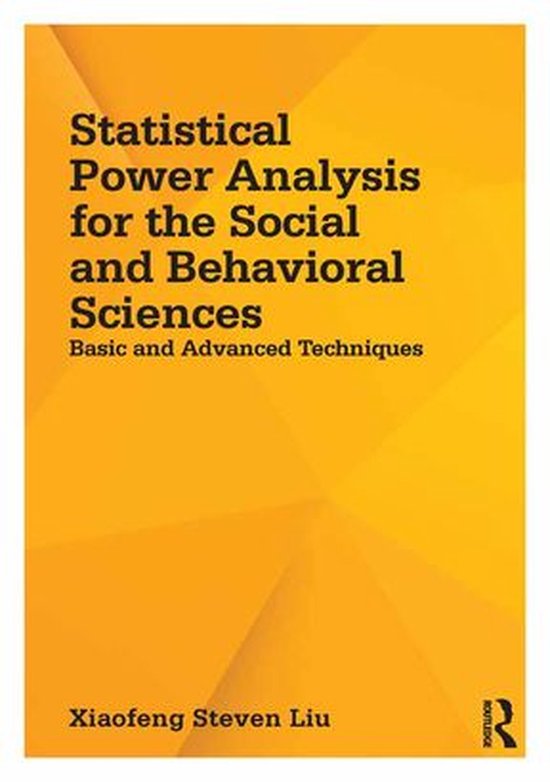 Statistical Power Analysis for the Social and Behavioral Sci ... - cover