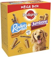 Pedigree Megabox Hondensnacks - 24 x Rodeo en 4x Jumbone - 780 gram