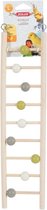 Zolux ladder hout 9 treden met kralen 1x9x37,5 cm