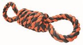 Happy pet nuts for knots extreme spoel 8 vorm tugger grijs / oranje (55X11X11 CM)