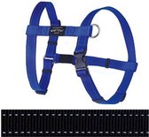 Rogz For Dogs Fanbelt Hondentuig - Zwart - 20 mm x 45-75 cm