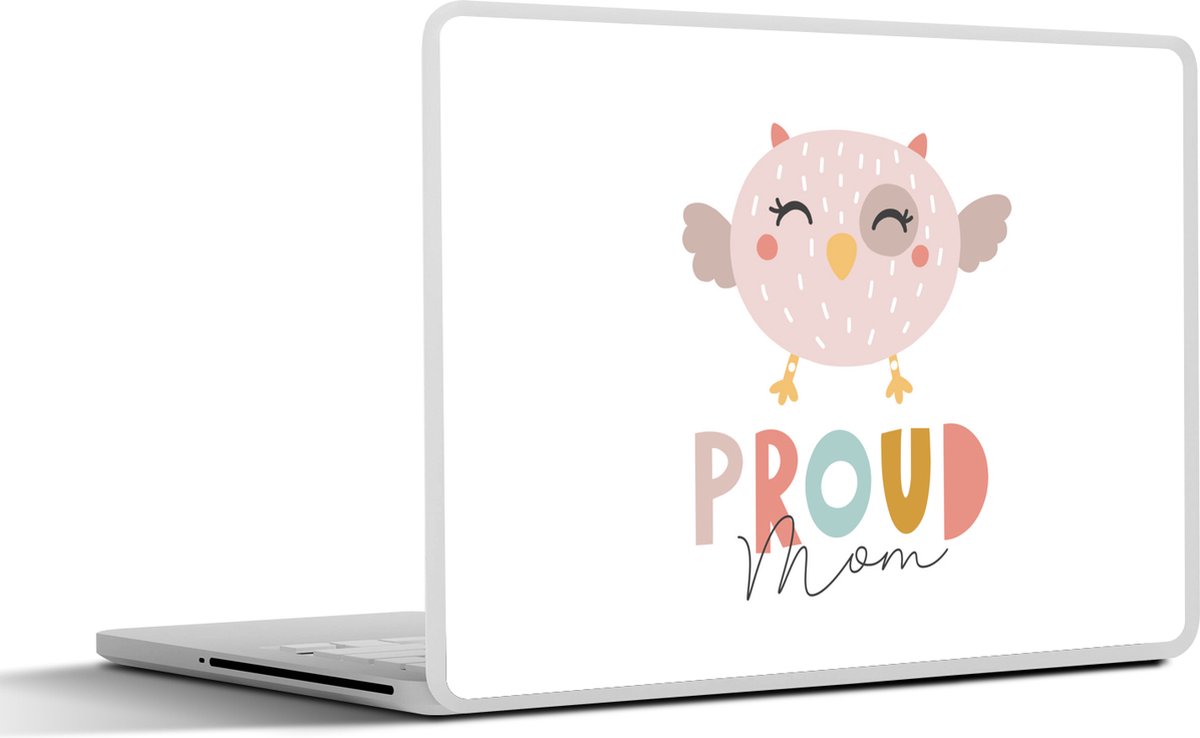 Laptop sticker - 10.1 inch - Mama - Spreuken - Ouderschap - Quotes - 25x18cm - Laptopstickers - Laptop skin - Cover
