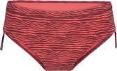 LingaDore  Bright Zebra Bikini Short Rood 42