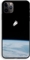 Case Company® - iPhone 11 Pro hoesje - Alone in Space - 100% Biologisch Afbreekbaar - Duurzaam - Biodegradable Soft Case - Milieuvriendelijke Print op Achterkant - Zwarte Zijkanten - Bescherm