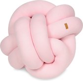 Knot kussen - roze - 35x35 cm - sierkussen