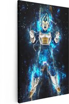 Artaza - Peinture sur Canevas - Personnage anime vegeta en bleu - 20x30 - Petit - Photo sur Toile - Impression sur Toile