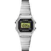 Timex Classic Digital Mini TW2T48200 Horloge - Staal - Zilverkleurig - Ø 27 mm