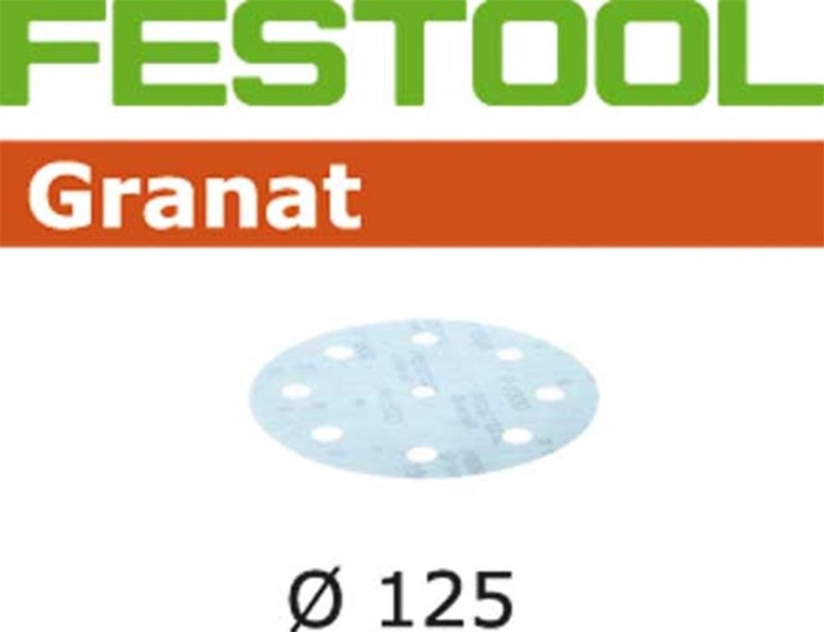 Festool STF D125/8 P1000 Granat Schuurschijf VE=50 - 497180