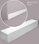 NMC FT2F-box WALLSTYL Noel Marquet 1 doos 17 stukken Plint Frieslijst modern design wit | 34 m