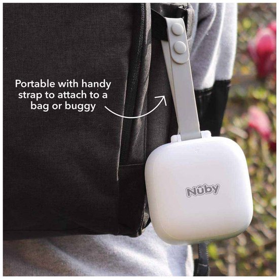 Nuby - Draagbare UV Sterilisator voor fopspenen - met 1 gratis fopspeen van Nûby — afbeelding 2