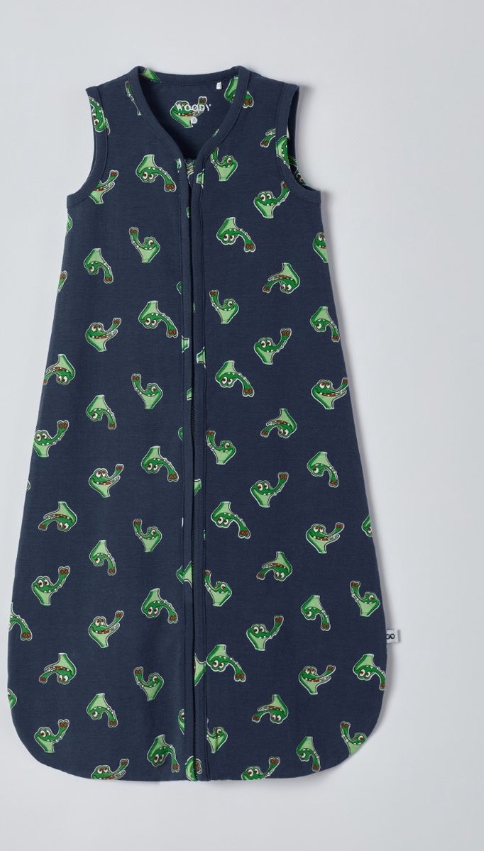 Woody slaapzak - blauw - krokodil all-over print - 221-1-SLN-Z/998 - 70cm Woody slaapzak - blauw - krokodil all-over print - 221-1-SLN-Z/998 - 70cm