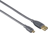 Hama 00125226, 0,75 m, Micro-USB B, USB A, USB 2.0, 480 Mbit/s, Grijs