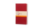 Cahier Moleskine Cahier Rouge - Grand - Couverture souple - Lignes - Set de 3