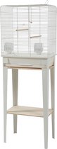 Zolux vogelkooi chic loft met meubel wit 124x44,5x28 cm