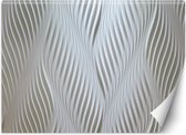 Trend24 - Behang - Golven In Abstract - Vliesbehang - Fotobehang 3D - Behang Woonkamer - 450x315 cm - Incl. behanglijm