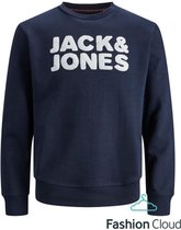 Jack & Jones Jack&Jones Embro Sweat Navy Blazer BLAUW M