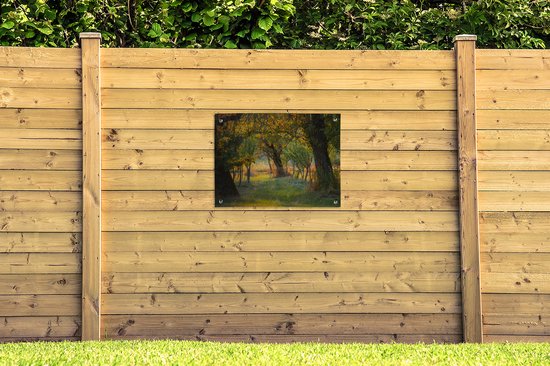 Tableau de jardin Paysage verdoyant en été en Roumanie - 80x60 cm - Poster jardin