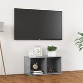 Decoways - Tv-meubel 72x35x36,5 cm spaanplaat betongrijs