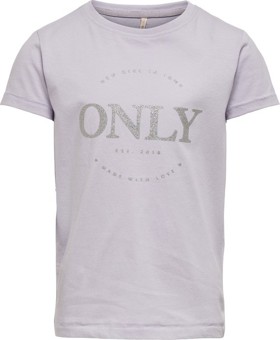 Kids ONLY KOGWENDY S/ S LOGO TOP BOX CP JRS T-shirt Filles - Taille 122/128
