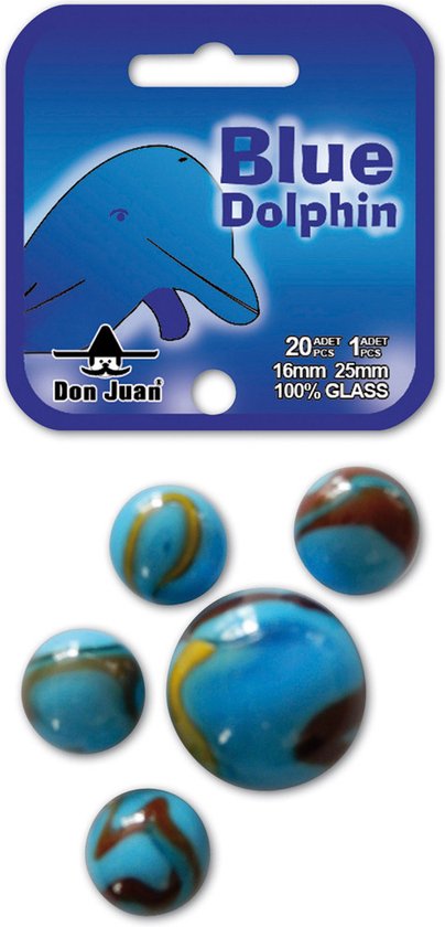 Billes Don Juan Dolphin 20x 16mm + 1x 25mm