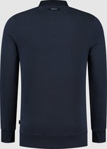 Purewhite -  Heren Regular Fit   Sweater  - Blauw - Maat S