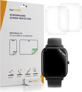 kwmobile 3x screenprotector voor Huami Amazfit GTS 2 Mini - Beschermende folie voor fitnesstracker