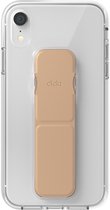 CLCKR grip case standaard valbestendig hoesje iPhone XR - Doorzichtig Roségoud