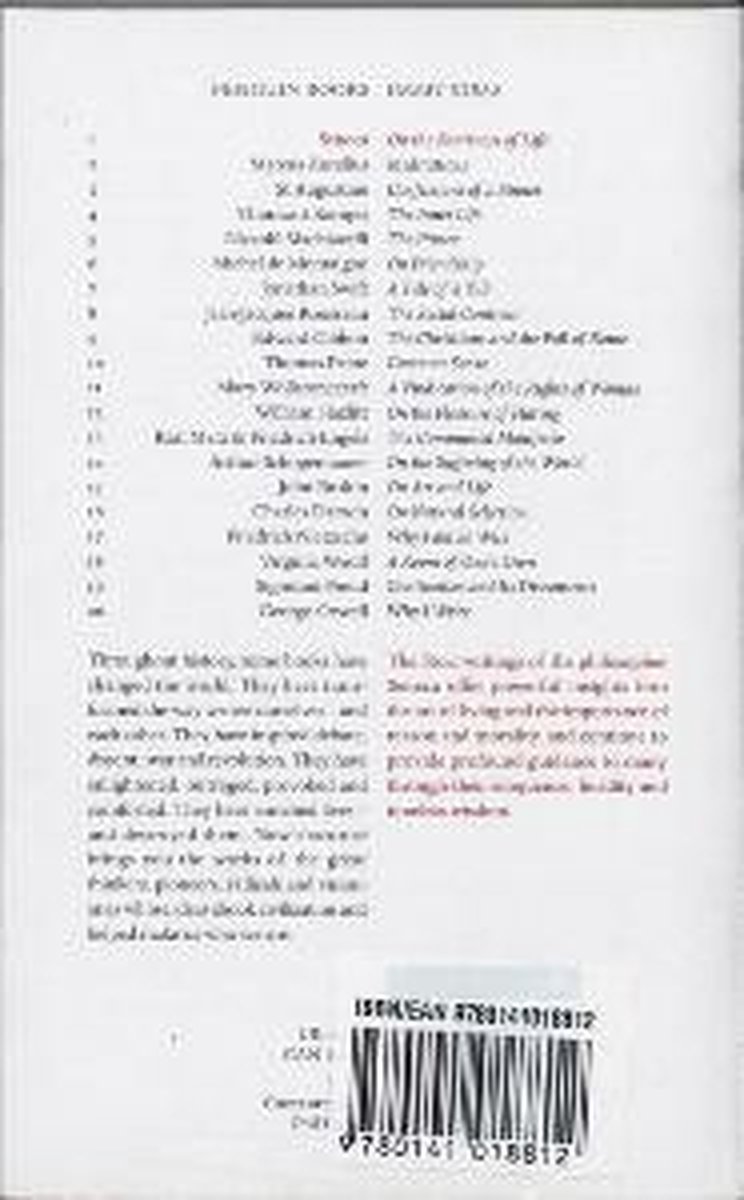 On The Shortness Of Life - back cover