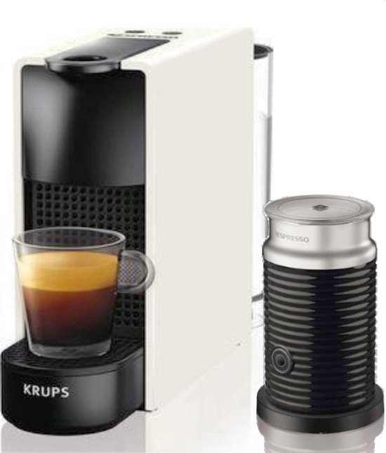 Krups XN1111 Nespresso Essenza Mini Koffiepadmachine 0.7L Wit/Zwart | bol
