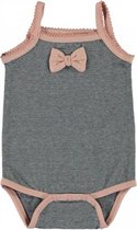 Babylook Romper Bow Stripe Total Eclipse