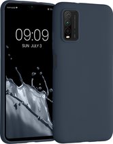 kwmobile telefoonhoesje voor Xiaomi Redmi 9T - Hoesje voor smartphone - Back cover in bosbesblauw