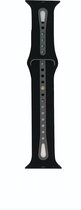 Geschikt voor Apple watch bandje duo 38mm-40mm | Zwart-Grijs | Large