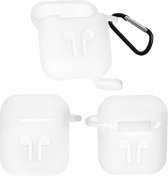 Case Cover Voor Geschikt voor Apple Airpods - Siliconen Transparant