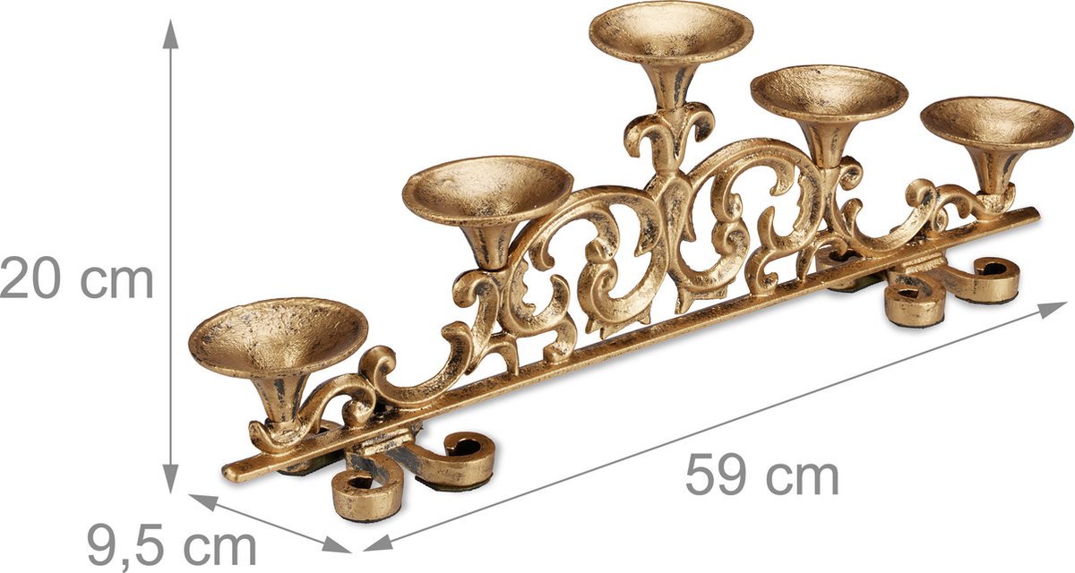 4-Stuks MSDADA Acrylic Kandelaar Set 58 cm Hoge Kaarsenstandaards, 5-Armige Kristalheldere Tafelcenterpiece voor Bruiloft, Feest, Kersttafel Decor