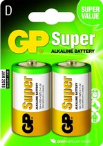 GP Batteries Gp Batterij Super Alkaline D A2