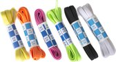 Platte elastische veter 7mm breed 90cm lang - Neon Groen - SL Flexies podo hulpmiddel