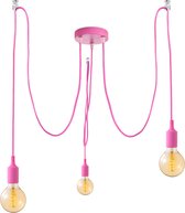 Home sweet home kinderkamer hanglamp Fiber 3L - roze